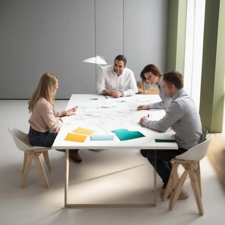 Equipo instalando proyección mapeada sobre estructura escenográfica